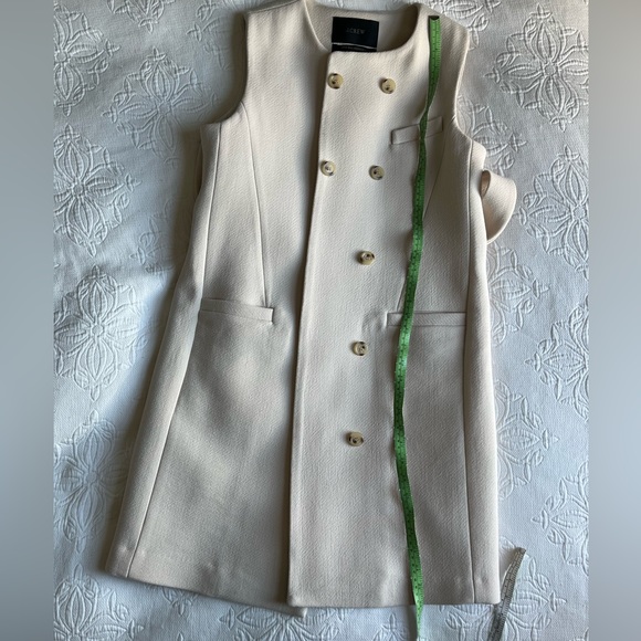 J. Crew Classic Italian Wool Sleeveless Belted Jacket / Brand new (with tags) - Picture 16 of 16